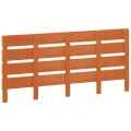 Tête de lit cire marron 135 cm bois massif de pin