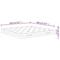 Matelas à ressorts bonnell moyen 200x200 cm