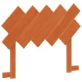 Tête de lit cire marron 100 cm bois massif de pin