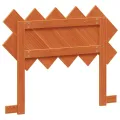 Tête de lit cire marron 100 cm bois massif de pin