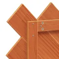 Tête de lit cire marron 100 cm bois massif de pin