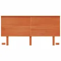Tête de lit cire marron 160 cm bois massif de pin