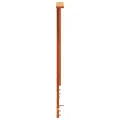 Tête de lit cire marron 160 cm bois massif de pin