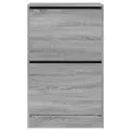 Armoire à chaussures sonoma gris 60x34x96,5cm bois d'ingénierie