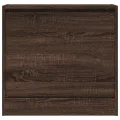 Armoire à chaussures chêne marron 60x21x57 cm bois d'ingénierie
