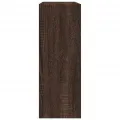 Armoire à chaussures chêne marron 60x21x57 cm bois d'ingénierie