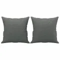 Canapé 3 places avec oreillers gris foncé 180 cm tissu