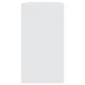 Armoire à chaussures blanc 80x34x63 cm bois d'ingénierie