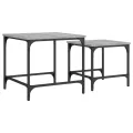 Tables basses gigognes 2 pcs sonoma gris bois d'ingénierie