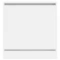 Armoire à chaussures blanc 60x34x63,5 cm bois d'ingénierie