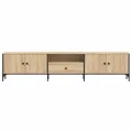 Meuble TV à tiroir chêne sonoma 200x25x44 cm bois d'ingénierie