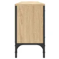 Meuble TV à tiroir chêne sonoma 200x25x44 cm bois d'ingénierie
