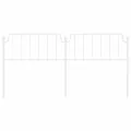 Tête de lit métal blanc 200 cm