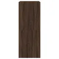 Armoire à chaussures 2 tiroirs rabattables chêne marron