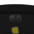 Fauteuil de massage inclinable électrique noir similicuir