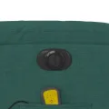 Fauteuil de massage inclinable électrique Vert foncé Tissu