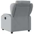 Fauteuil inclinable électrique Gris clair Tissu