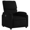 Fauteuil inclinable électrique Noir Similicuir
