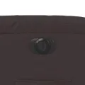 Fauteuil inclinable électrique Marron foncé Tissu
