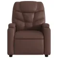 Fauteuil inclinable électrique Marron Similicuir