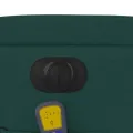 Fauteuil de massage inclinable électrique Vert foncé Tissu
