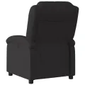 Fauteuil inclinable électrique Noir Tissu