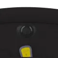 Fauteuil de massage inclinable électrique Noir Tissu