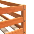 Lit superposé cire marron 75x190 cm bois de pin massif