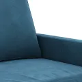 Fauteuil Bleu 60 cm Velours