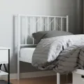 Tête de lit métal blanc 80 cm