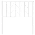 Tête de lit métal blanc 80 cm