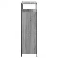 Armoire à chaussures sonoma gris 75x34x112 cm bois d'ingénierie