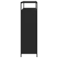Armoire à chaussures 4 tiroirs rabattables noir 100x34x112 cm
