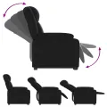 Fauteuil inclinable Noir Similicuir