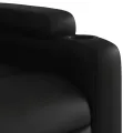 Fauteuil inclinable Noir Similicuir