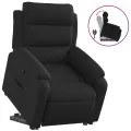 Fauteuil inclinable noir tissu