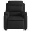 Fauteuil inclinable noir tissu