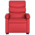 Fauteuil inclinable Rouge Similicuir
