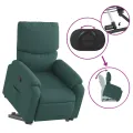 Fauteuil inclinable vert foncé tissu