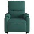 Fauteuil inclinable vert foncé tissu