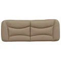 Coussin de tête de lit cappuccino 140 cm similicuir