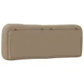 Coussin de tête de lit cappuccino 140 cm similicuir