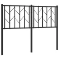 Tête de lit métal noir 120 cm