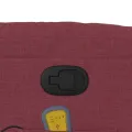 Fauteuil inclinable de massage Rouge bordeaux Tissu
