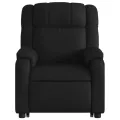 Fauteuil inclinable de massage électrique noir similicuir