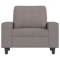 Fauteuil Taupe 60 cm Tissu
