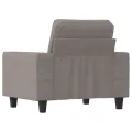 Fauteuil Taupe 60 cm Tissu