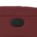 Fauteuil inclinable Rouge bordeaux Similicuir