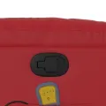 Fauteuil de massage inclinable rouge similicuir