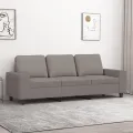 Canapé à 3 places Taupe 180 cm Tissu